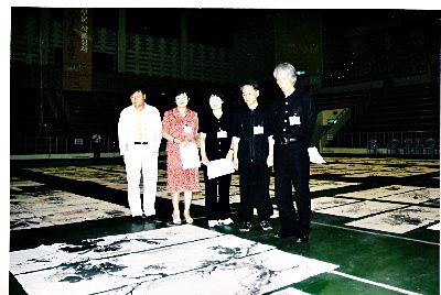 대한민국 문인화대전 심사광경