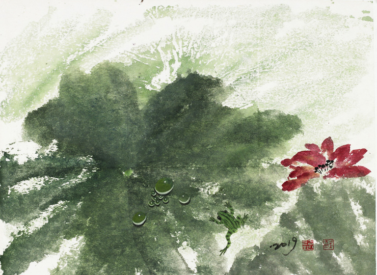 청개구리의 휴식I